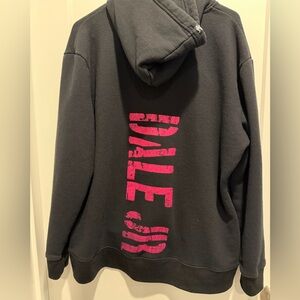 Dale Earnhardt Jr Chase Authentics Black Hoodie with Pink Graphics